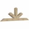 Ekena Millwork Saratoga Rough Sawn Timber Gable Bracket, Douglas Fir, 96"W x 32"H x 6"D x 6"F, 8/12 Pitch GBW096X32X0606SAR00RDF - alternate 4